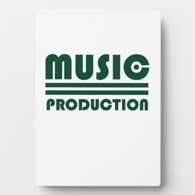 Musikproduktion Fotoplatte (Vorderseite)