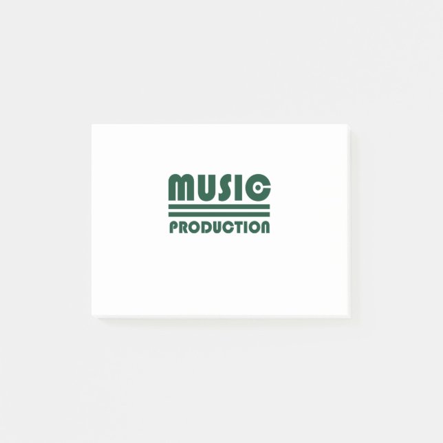 Musikproduktion Post-it Klebezettel (Vorderseite)
