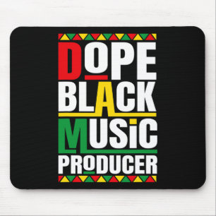 Musikproduzent Black History Month Musik Schwarze Mousepad