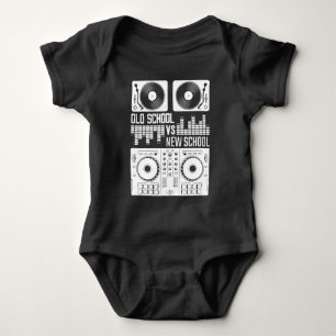 Musikproduzent DJ Alte Schule Vinyl Electro Techno Baby Strampler