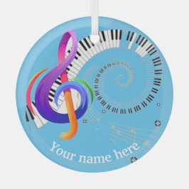 Musikreihe Ornament Aus Glas