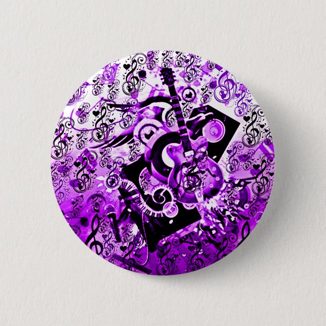 Musikreise, Rocks Lila_ Button (Vorderseite)