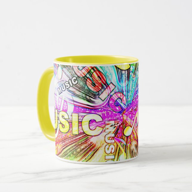 Musiksammlung Tasse (Vorderseite Links)