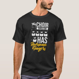 Musiksängerin Notenunterricht für Choreograf T-Shirt