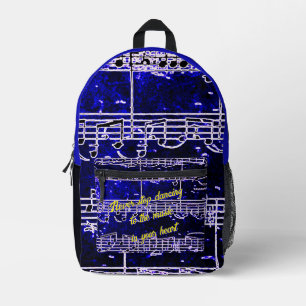 Musikschritte - Rucksack für elektrische Blues