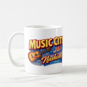 Musikstadt USA Nashville Kaffeetasse