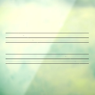 Musikstaves zum Schreiben von Musik Dry Erase Deca Fensteraufkleber