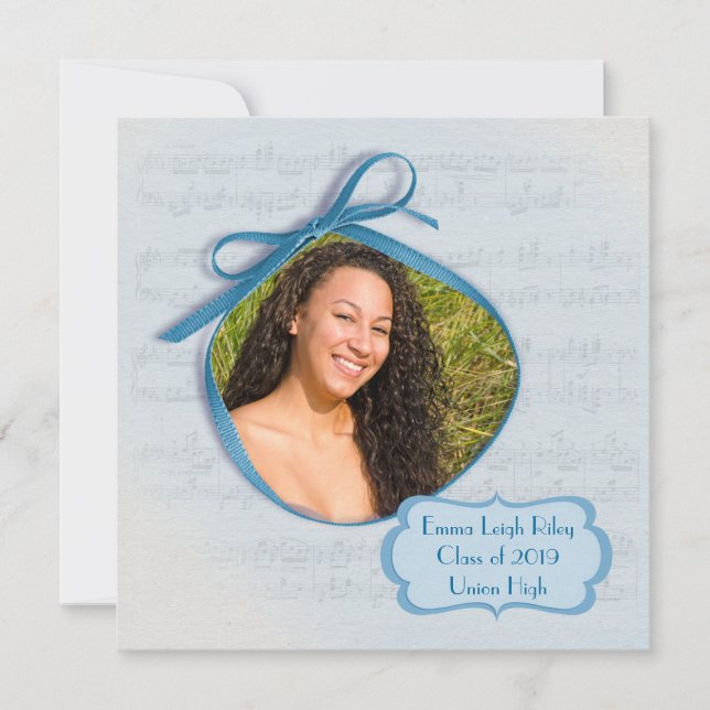 Musikstudienparty Einladung (Vorderseite)