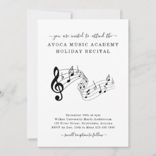 Musikstudio Klavier Violine Gesang Rezitation Einl Einladung