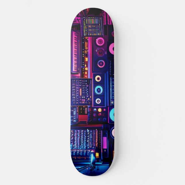 Musikstudio Skateboard (Vorderseite)