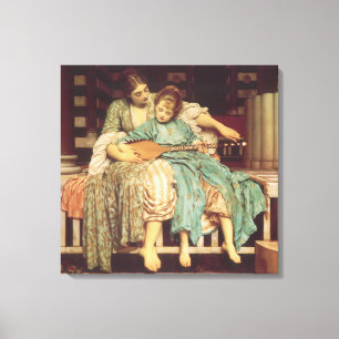 Musikstunde von Lord Frederic Leighton Leinwanddruck