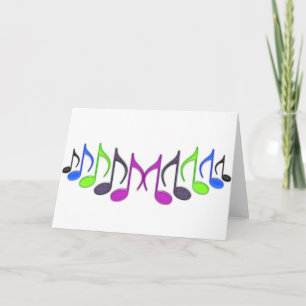 Musiksymbol "M" Karte