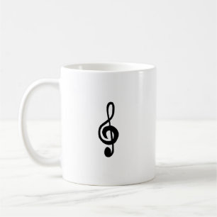 Musiksymbol Treble Clef Simple Musical Kaffeetasse