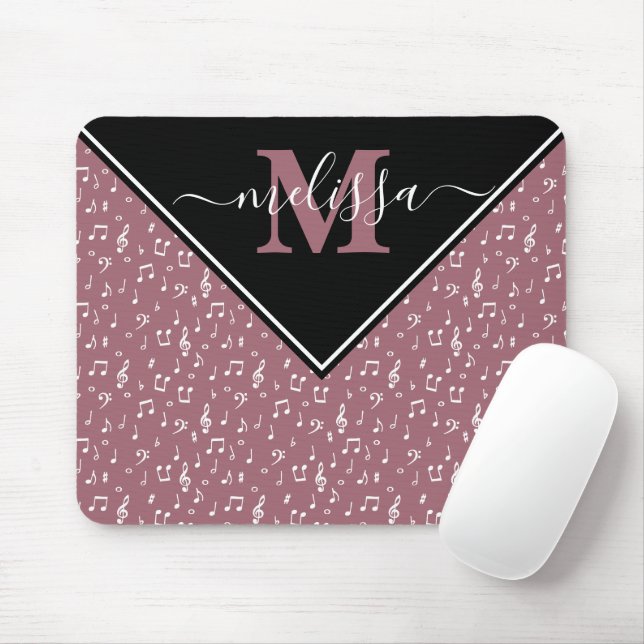 Musiksymbole personalisierte Maustaste Mousepad (Mit Mouse)