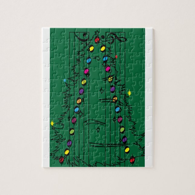 Musiksymmetrie, Weihnachtsbaum Puzzle (Vertikal)