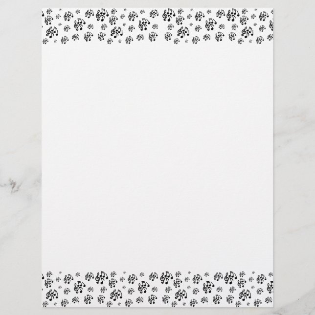 Musiktasten Letterhead (Vorderseite)
