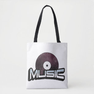 Musiktext mit Vinyl Record