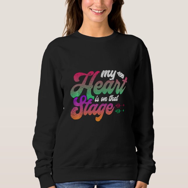 Musiktheater Bühne Sweatshirt (Vorderseite)