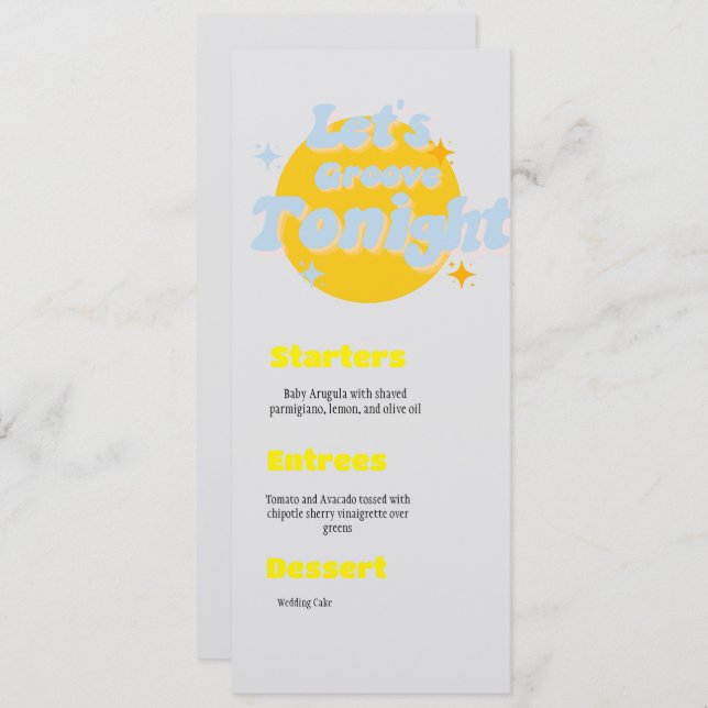 Musikthemenmenü Save The Date (Vorne/Hinten)