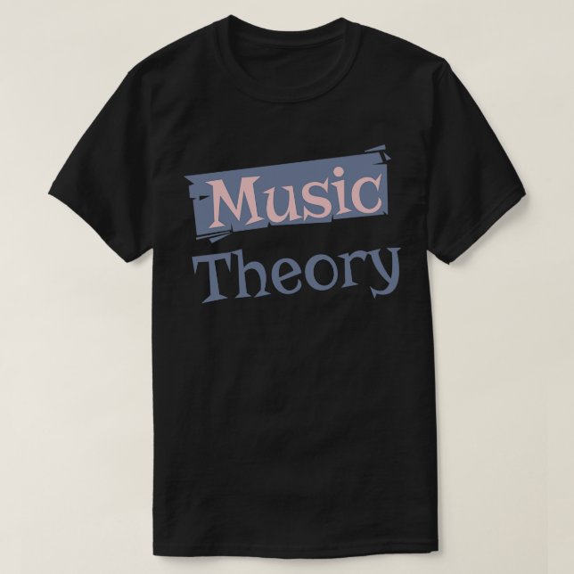 Musiktheorie T-Shirt (Design vorne)