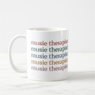 Musiktherapeut Retro Music Therapy gibt Geschenke Kaffeetasse