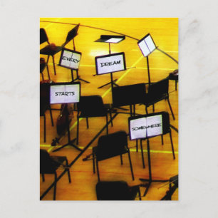 Musikträume Postkarte