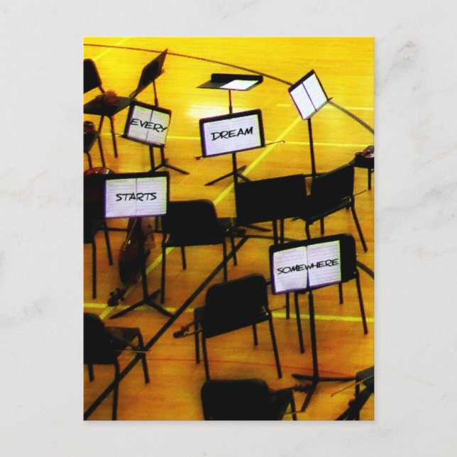 Musikträume Postkarte (Vorderseite)
