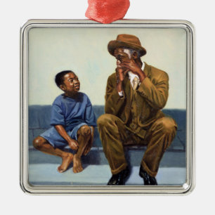 Musikunterricht #2 2000 silbernes ornament