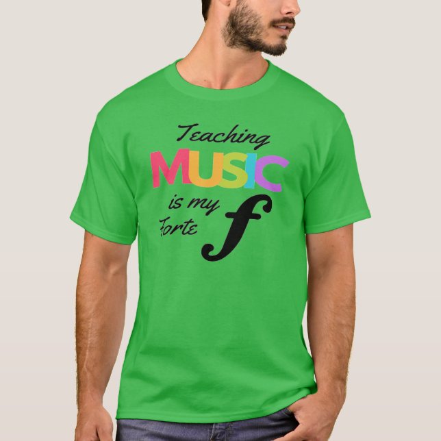 Musikunterricht ist mein Spaß für Musiklehrer T-Shirt (Vorderseite)