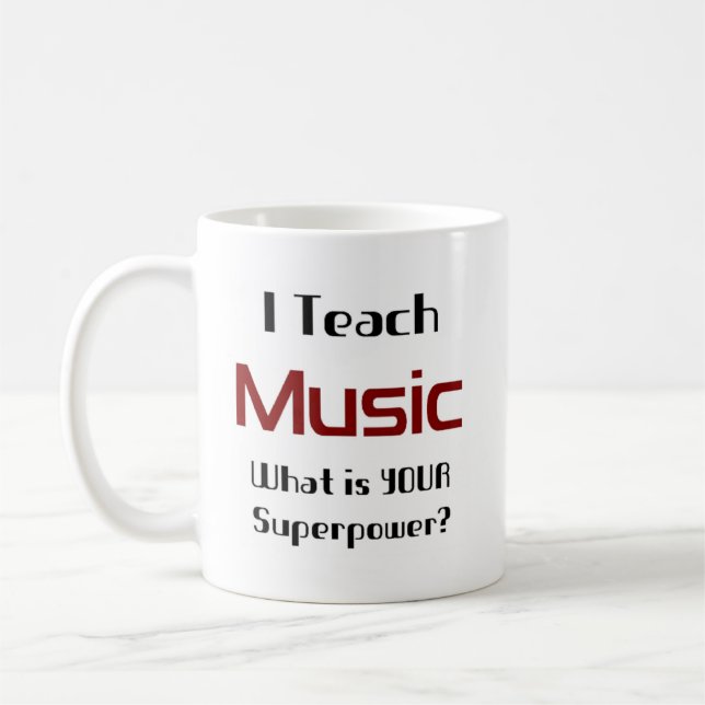Musikunterricht Tasse (Links)
