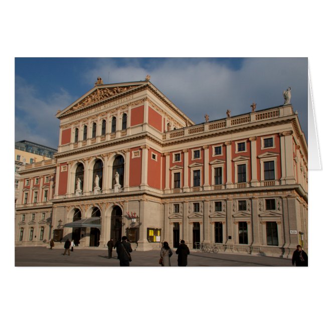 Musikverein, Wien Österreich (Vorderseite (Horizontal))