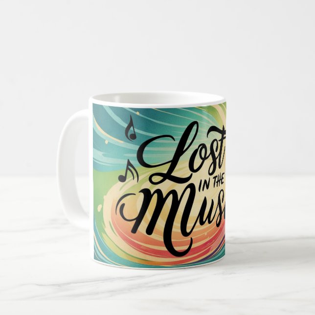 Musikverlust Kaffeetasse (Vorderseite Links)