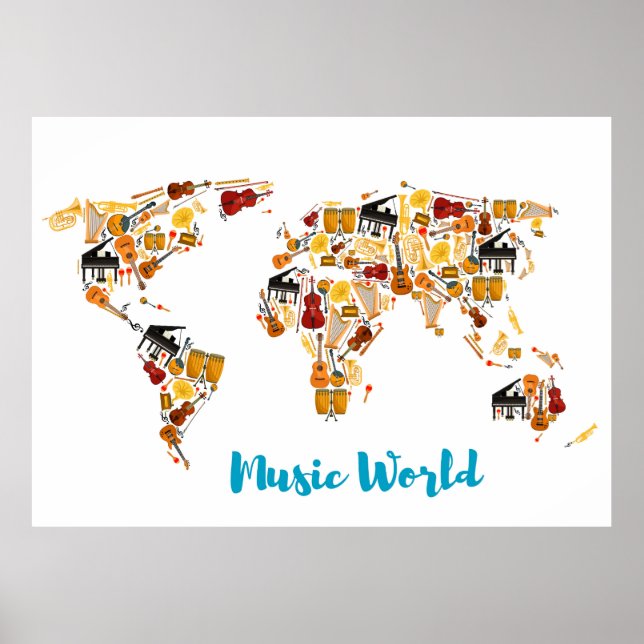 Musikwelt Poster (Vorne)