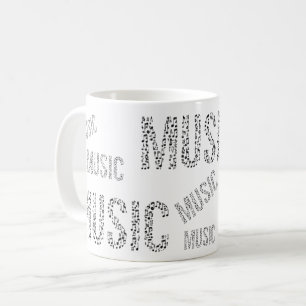 Musikwort Kaffeetasse