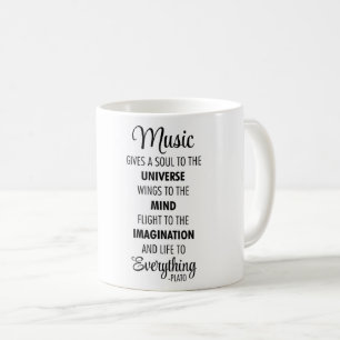 Musikzitat Kaffeetasse