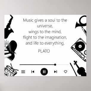 Musikzitat Poster