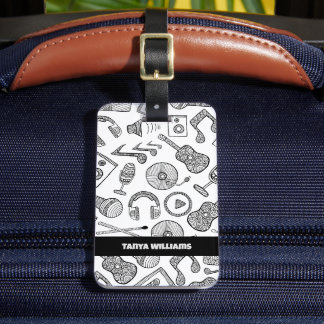 Musikzubehör für personalisierte Musikinstrumente Gepäckanhänger