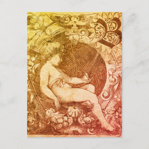 Musing Angel Postkarte