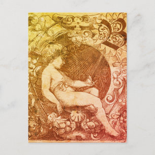 Musing Angel Postkarte