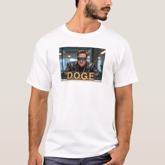 Musk MAGA DOGE T - Shirt (Vorderseite)