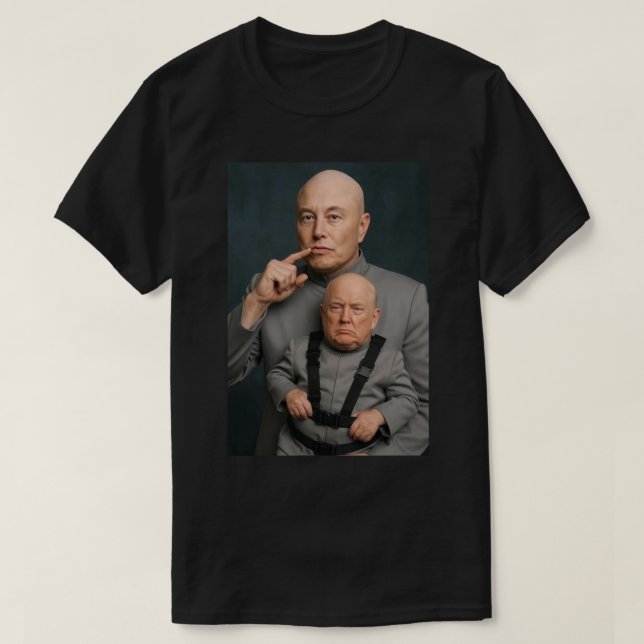 Musk Trump Mini Me LOL T-Shirt (Design vorne)