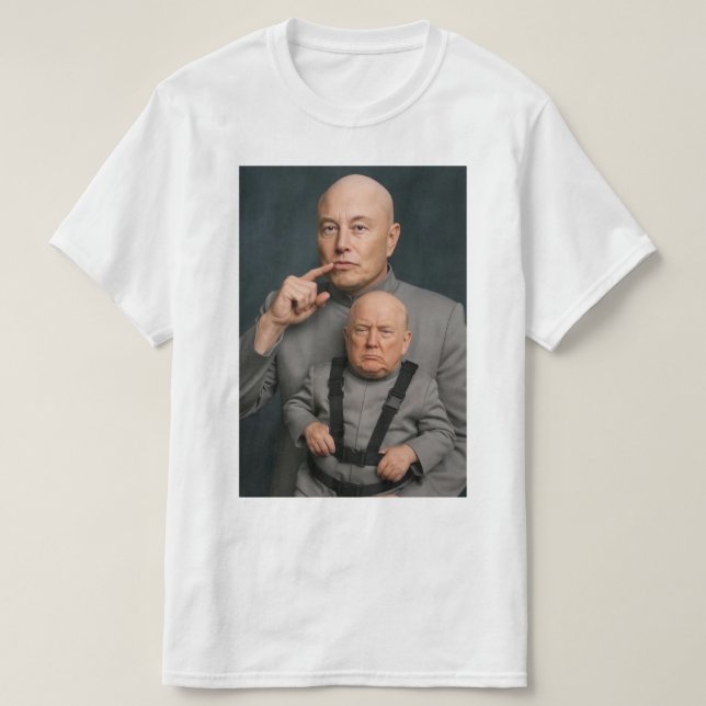 Musk Trump Mini Me LOL T-Shirt (Design vorne)