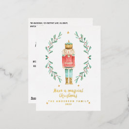 Muskatnussknacker, botanisch niedlich folien feiertagspostkarte