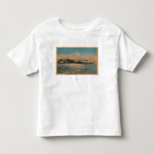Muskegon, MI - Ansicht von Milwaukee-Scherer Kleinkind T-shirt