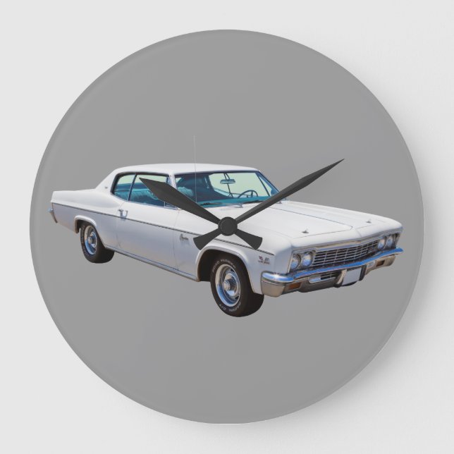 Muskel-Auto 1966 Chevrolet Caprice 427 Große Wanduhr (Vorderseite)