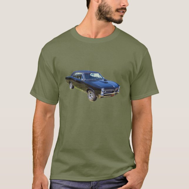 Muskel-Auto 1967 Pontiacs GTO T-Shirt (Vorderseite)