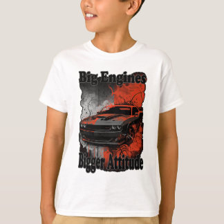 Muskel Auto Big Motors Größere Attitude T-Shirt
