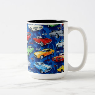 Muskel-Auto-Klassiker-Auto-Liebhaber-Tasse Zweifarbige Tasse