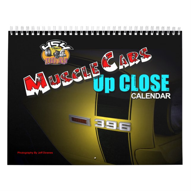 Muskel-Auto-naher hoher Kalender (Titelbild)