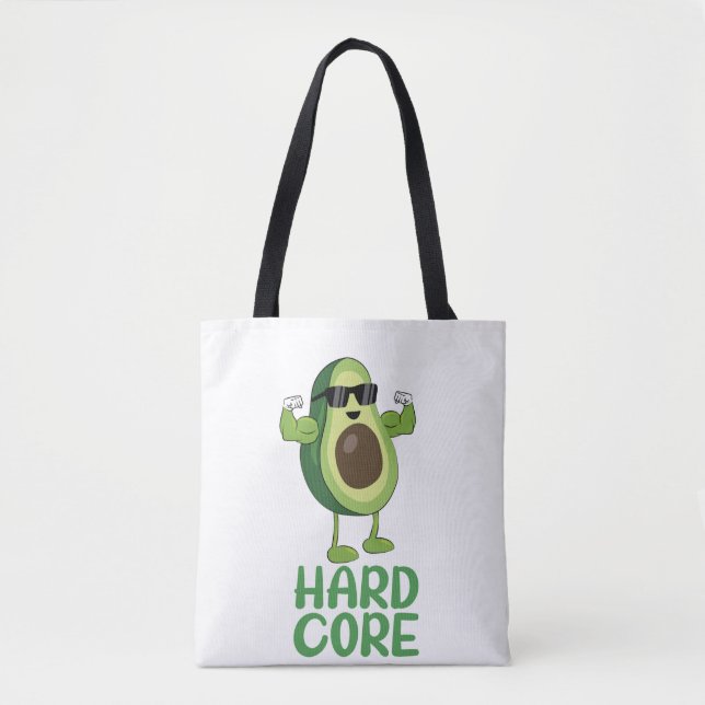 Muskel Hardcore Avocado Funny (Vorderseite)